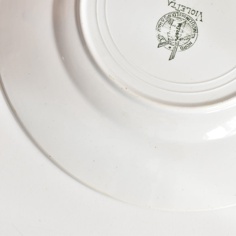 アンティークプレート ムランデルー Violetta (ヴィオレッタ） B