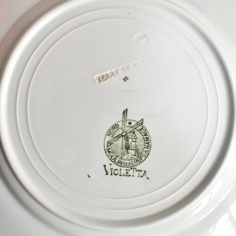 Vintage Plate Mullanderoux Violetta C