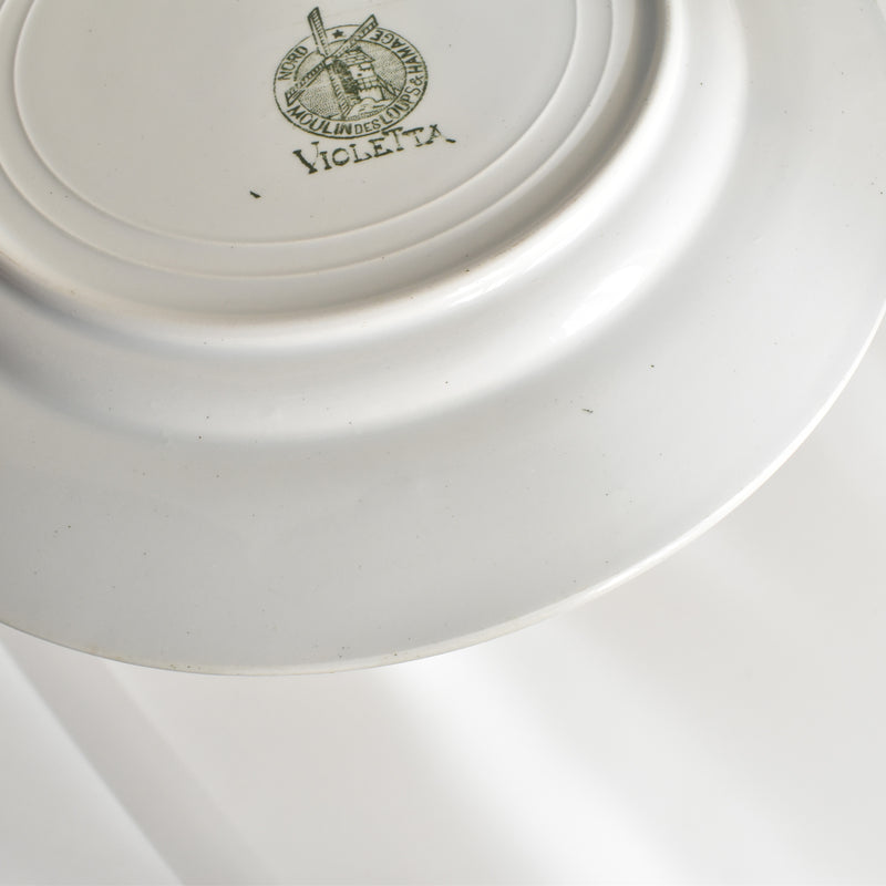 Vintage Plate Mullanderoux Violetta C