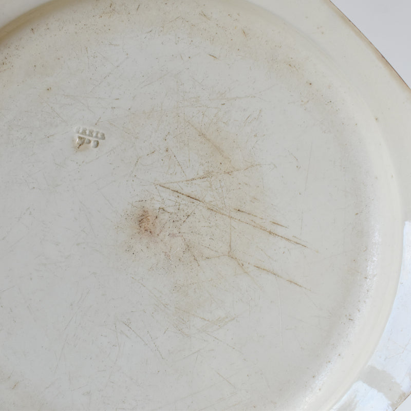 Antique Octagonal Plate, Creil