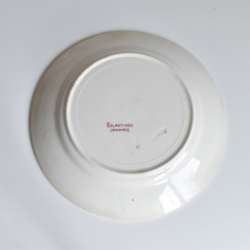 Antique plate, Onnaing, Eglantines A