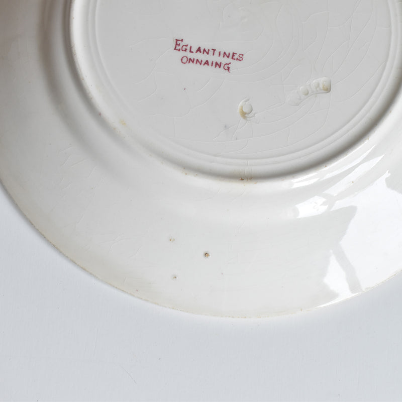 Antique plate, Onnaing, Eglantines A