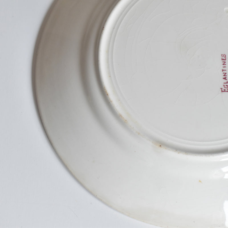 Antique plate, Onnaing, Eglantines A
