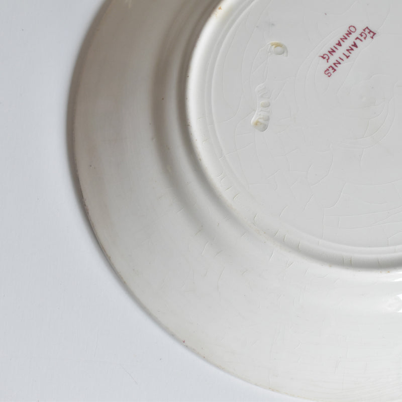 Antique plate, Onnaing, Eglantines A