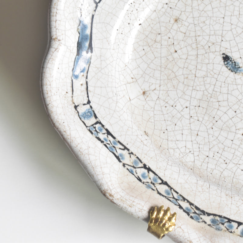 アンティークオーヴァルプレート キュノワール 28cm