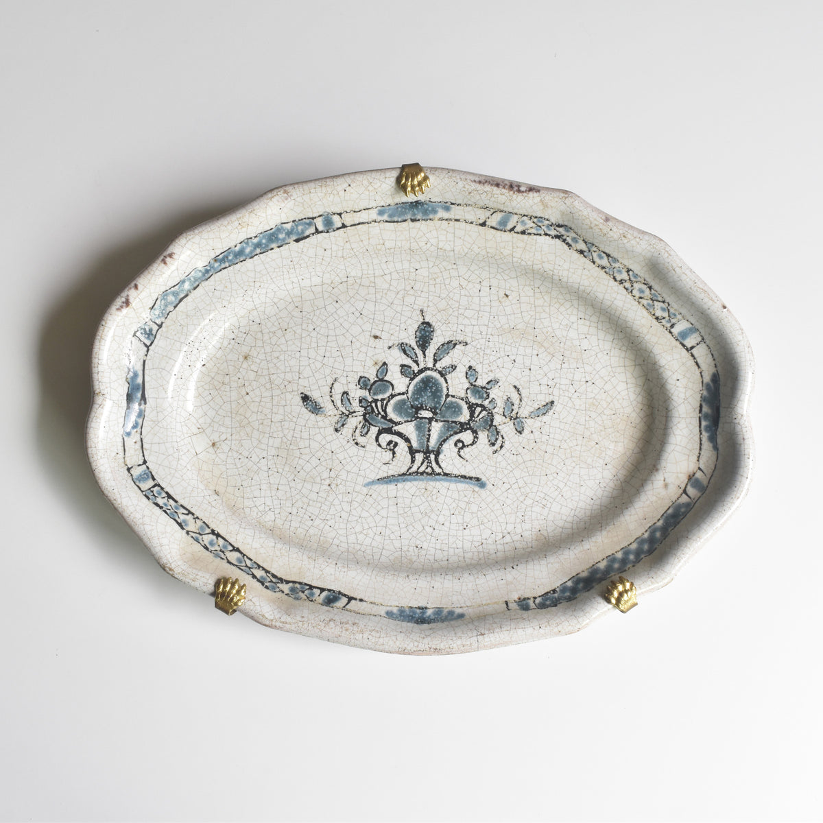 アンティークオーヴァルプレート キュノワール 28cm — Loane