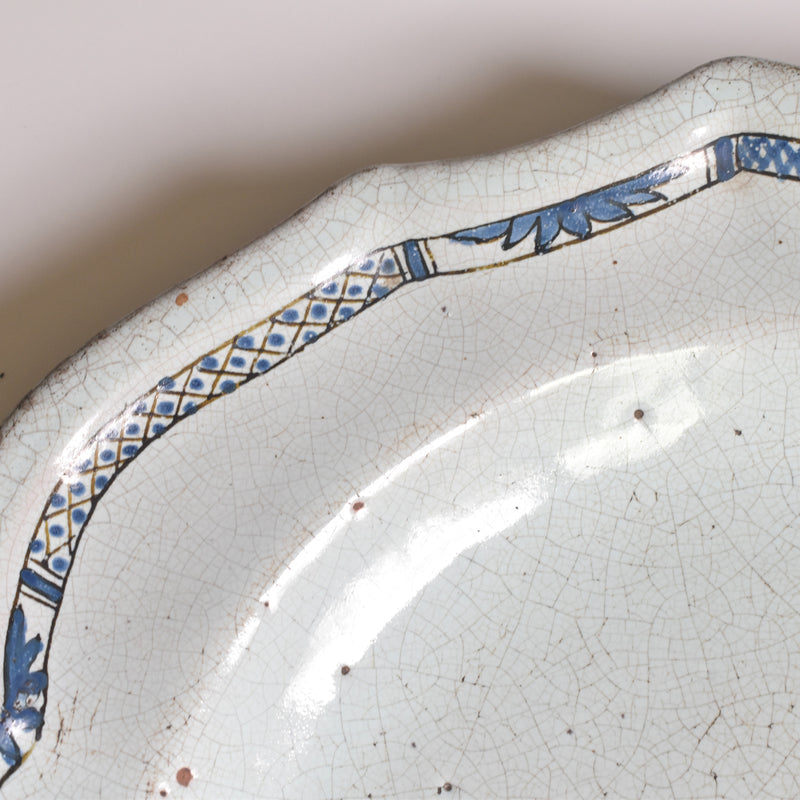 アンティークオーヴァル大皿 キュノワール 56cm