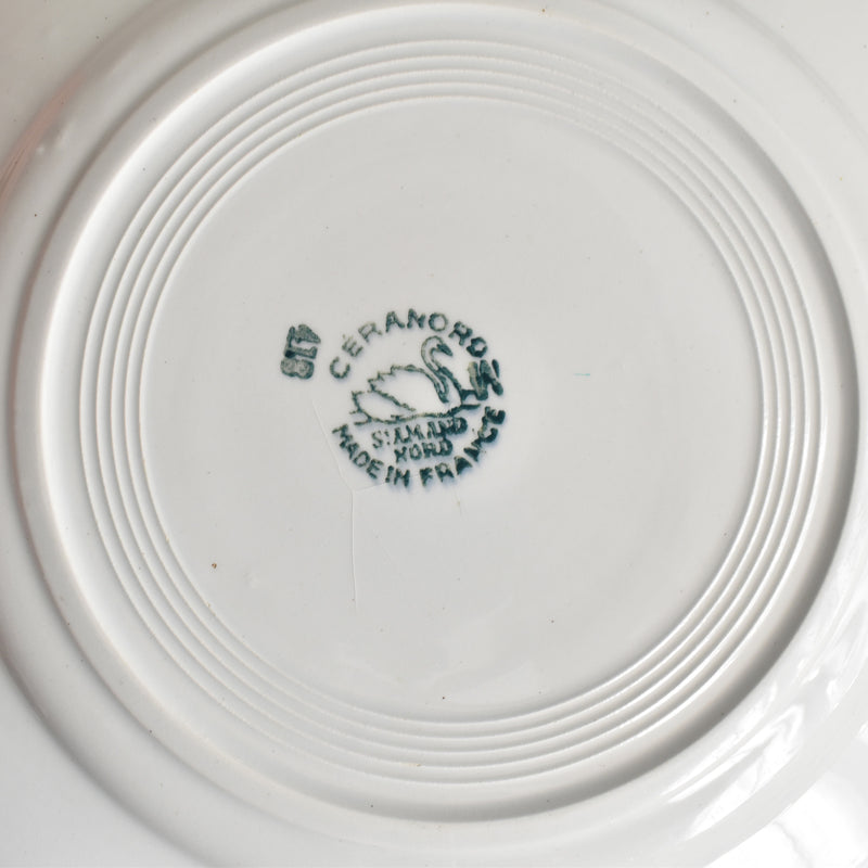 Vintage Plate, Saint-Amand CERANORD 418 B