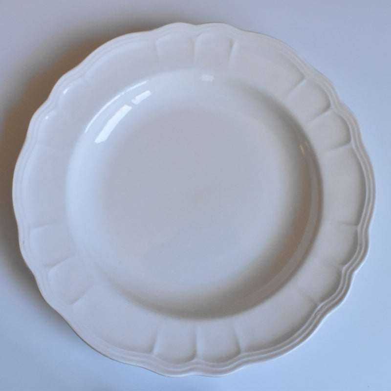 Vintage Plate Sarreguemines Scalloped B