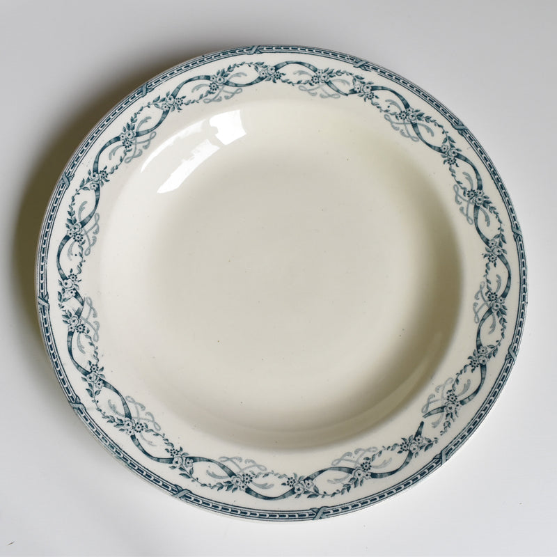 Antique Deep Dish Sarreguemines Récamier A