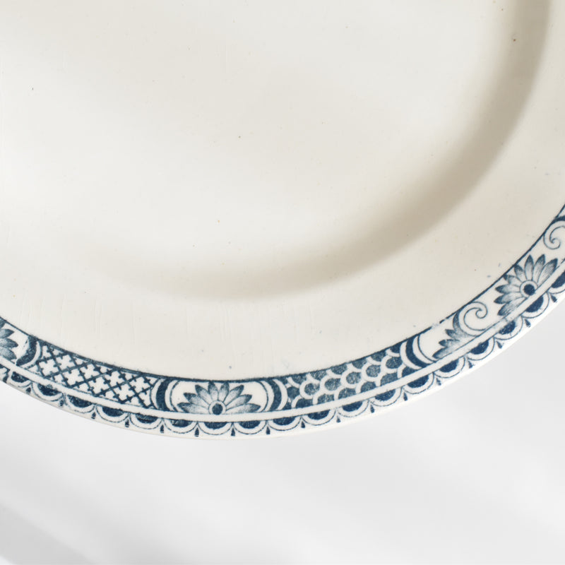 Antique Plate Sarreguemines Robert B