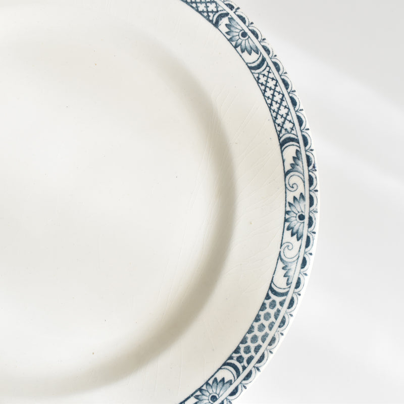 Antique Plate Sarreguemines Robert B