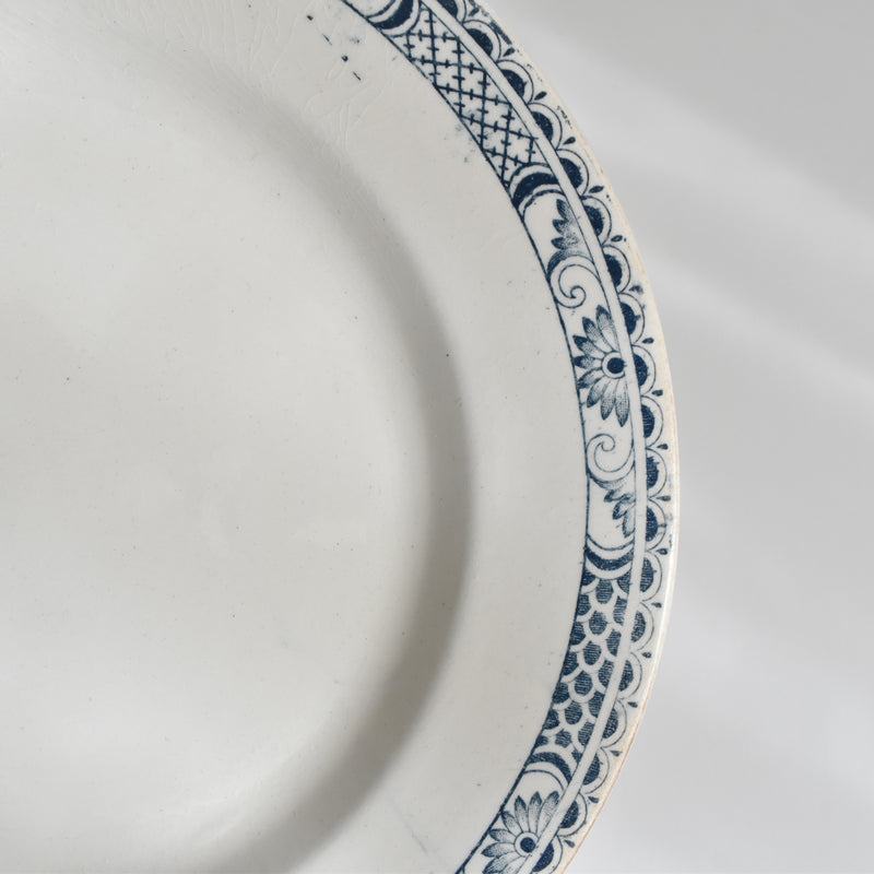 Antique Plate, Sarreguemines, Robert D