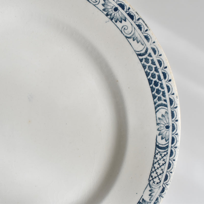 Antique Plate, Sarreguemines, Robert D