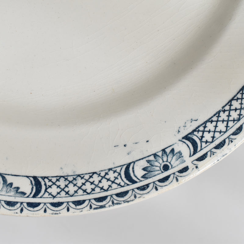Antique Plate, Sarreguemines, Robert D