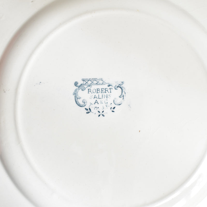 Antique Plate, Sarreguemines, Robert D