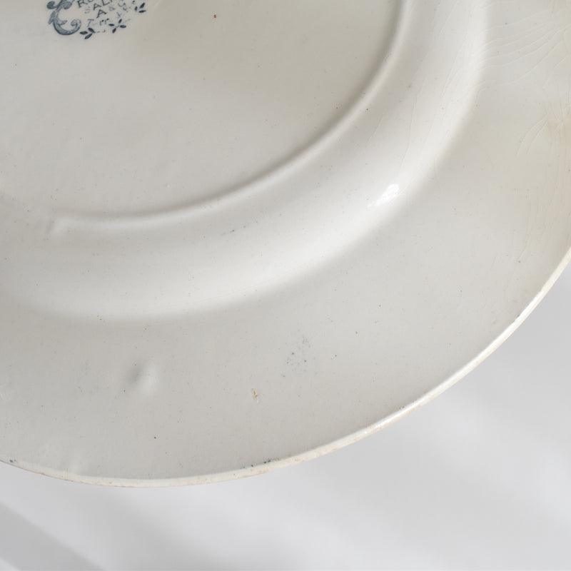 Antique Plate, Sarreguemines, Robert D