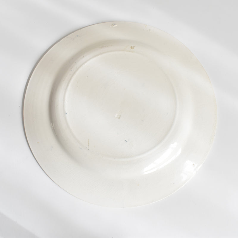 Antique Plate Sarreguemines Robert E.