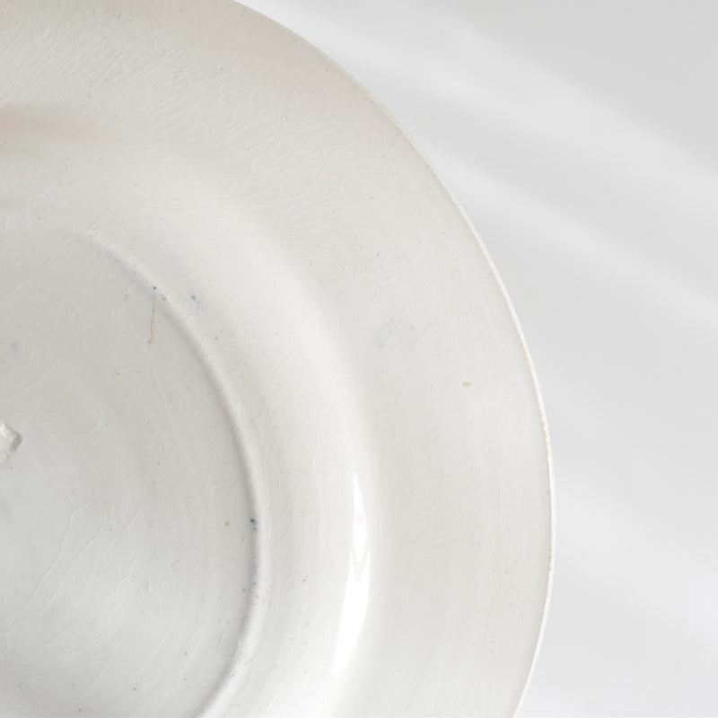 Antique Plate Sarreguemines Robert E.