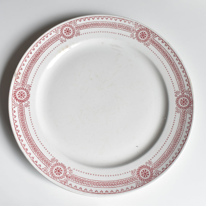 Antique Plate U&C Sarreguemines Carina C