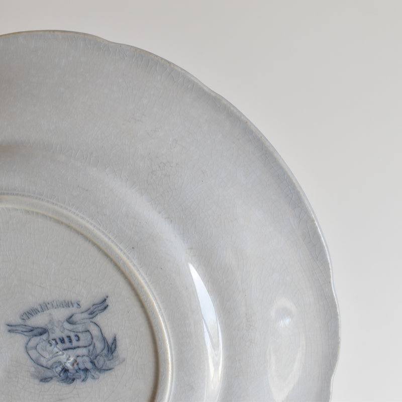 Antique Dessert Plate Sarreguemines Cérès A