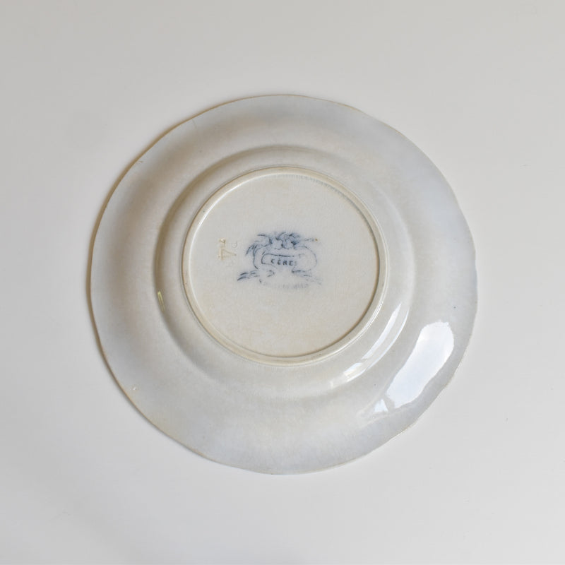 Antique Dessert Plate, Sarreguemines, Cérès B