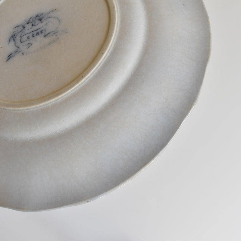 Antique Dessert Plate, Sarreguemines, Cérès B
