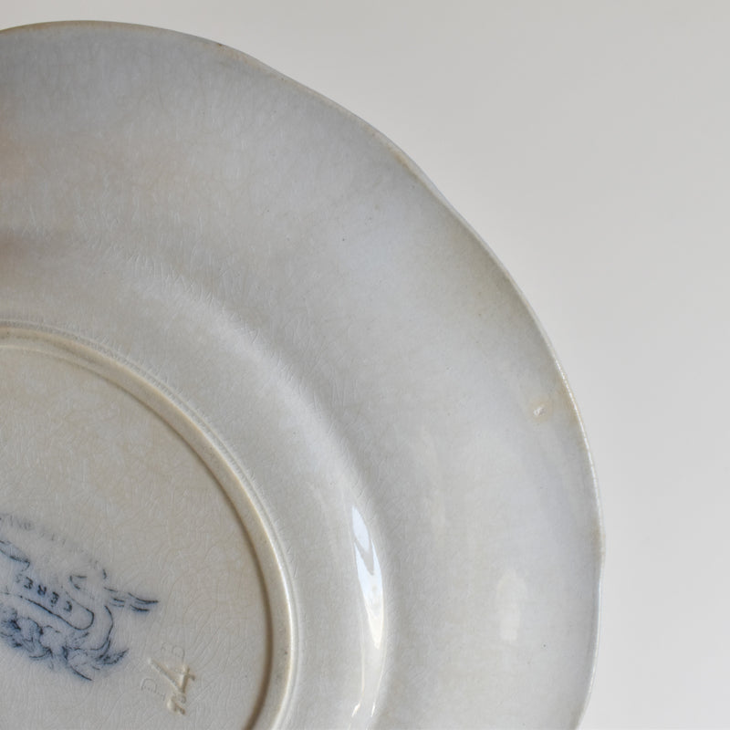 Antique Dessert Plate, Sarreguemines, Cérès B