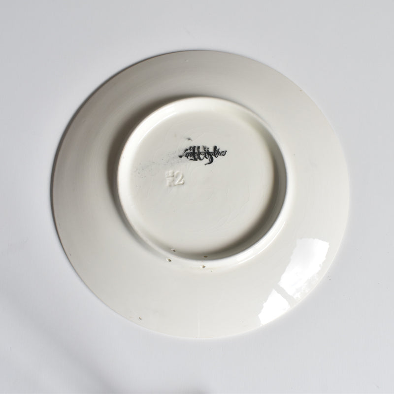Antique Dessert Plate U&C Sarreguemines Chateau de Chenonceaux