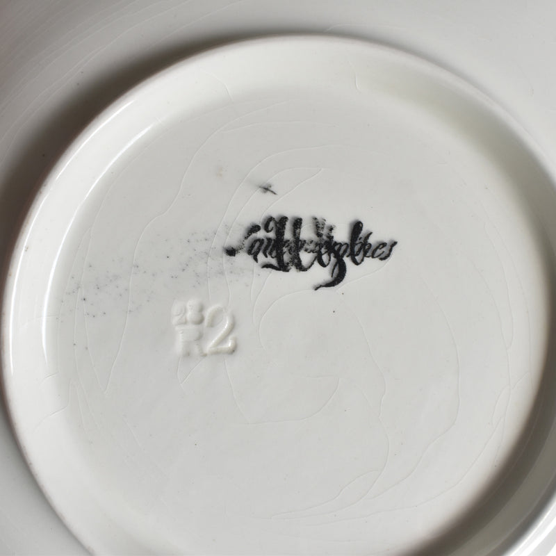 Antique Dessert Plate U&C Sarreguemines Chateau de Chenonceaux