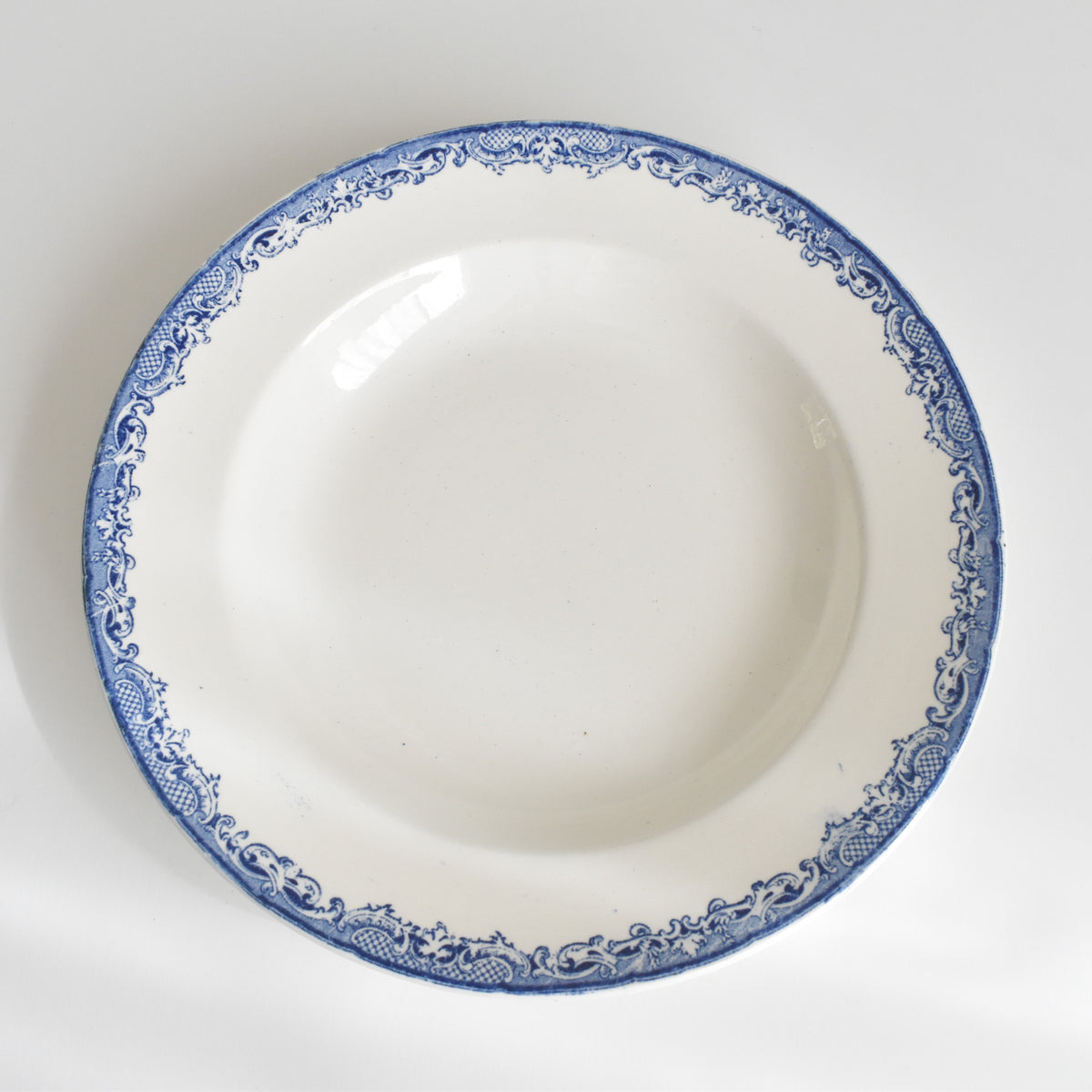 アンティーク深皿 サルグミンヌ Fontanges (フォンタンジュ） ブルー A  