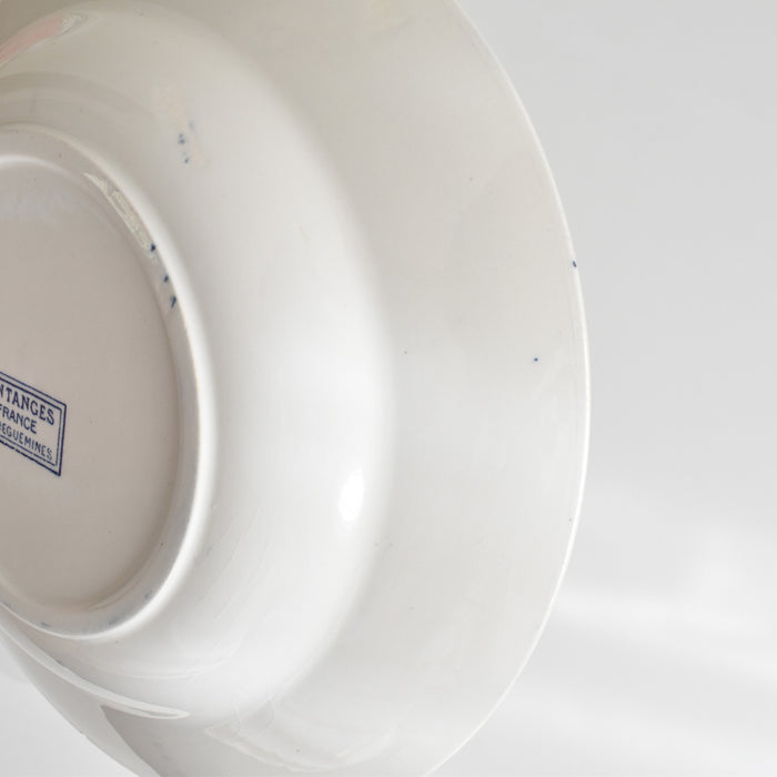 アンティーク深皿 サルグミンヌ Fontanges (フォンタンジュ） ブルー E