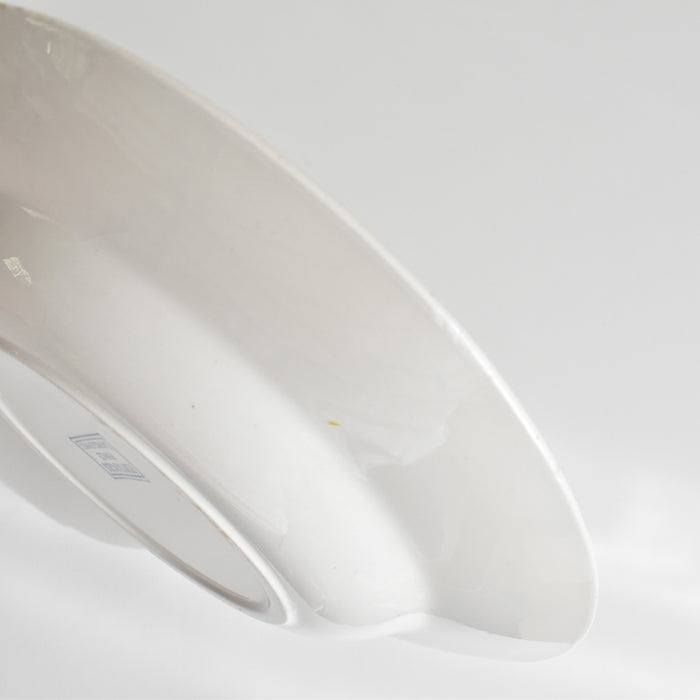 アンティーク深皿 サルグミンヌ Fontanges (フォンタンジュ） ブルー E