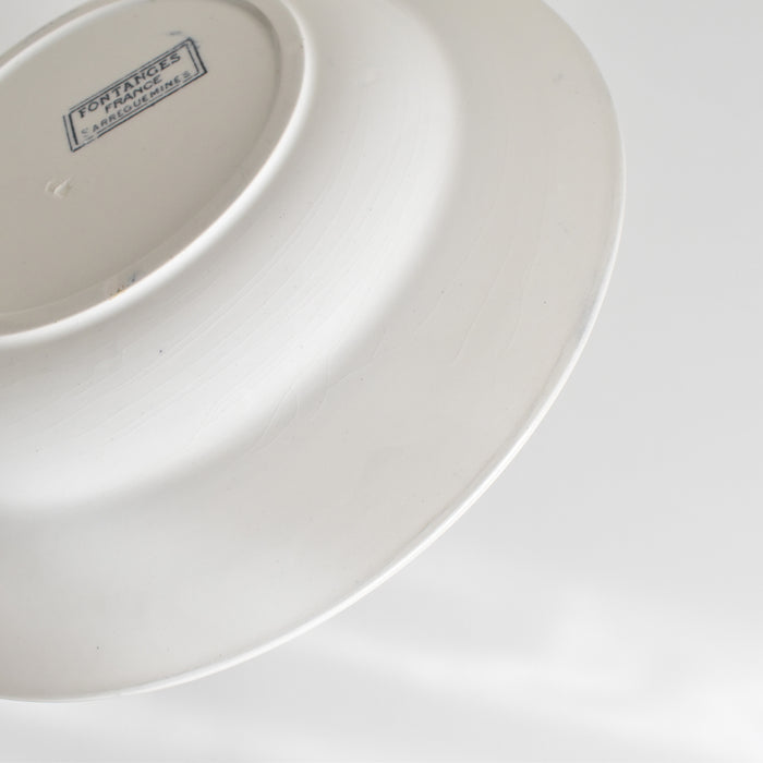 アンティーク深皿 サルグミンヌ Fontanges (フォンタンジュ） ダークブルー A