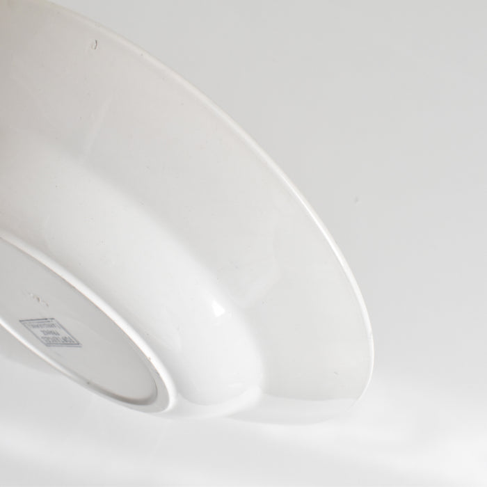 アンティーク深皿 サルグミンヌ Fontanges (フォンタンジュ） ダークブルー A