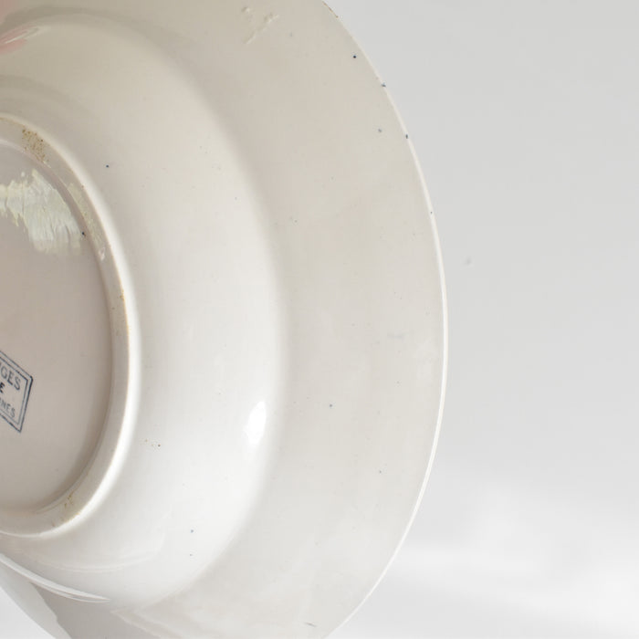 アンティーク深皿 サルグミンヌ Fontanges (フォンタンジュ） ダークブルー B