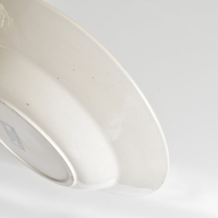 アンティーク深皿 サルグミンヌ Fontanges (フォンタンジュ） ダークブルー B