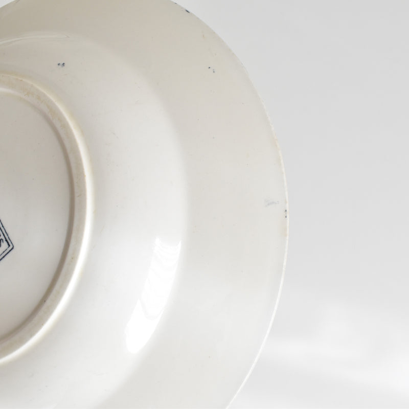 アンティーク深皿 サルグミンヌ Fontanges (フォンタンジュ） ダークブルー D