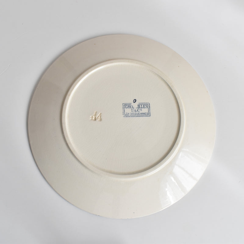 アンティークプレート U&Cサルグミンヌ Groseilles (グロゼイユ）1-A