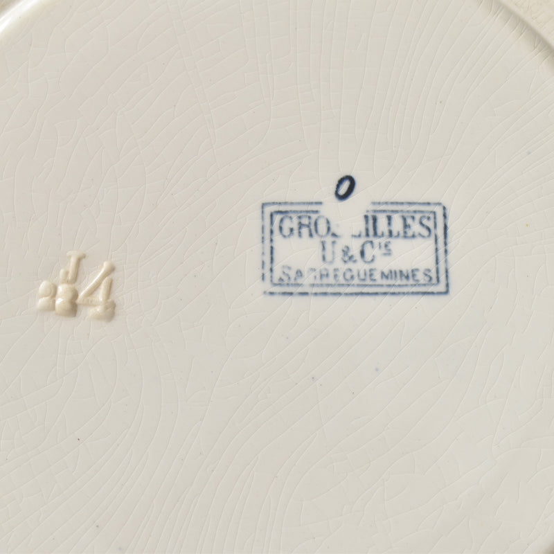 アンティークプレート U&Cサルグミンヌ Groseilles (グロゼイユ）1-A