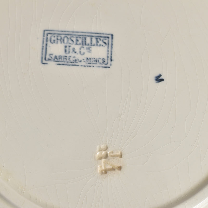 アンティークプレート U&Cサルグミンヌ Groseilles (グロゼイユ）2-B