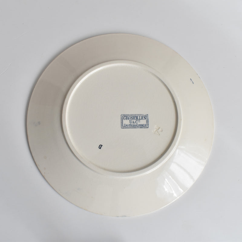 アンティークプレート U&Cサルグミンヌ Groseilles (グロゼイユ）2-C