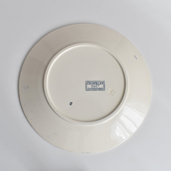 アンティークプレート U&Cサルグミンヌ Groseilles (グロゼイユ）2-C