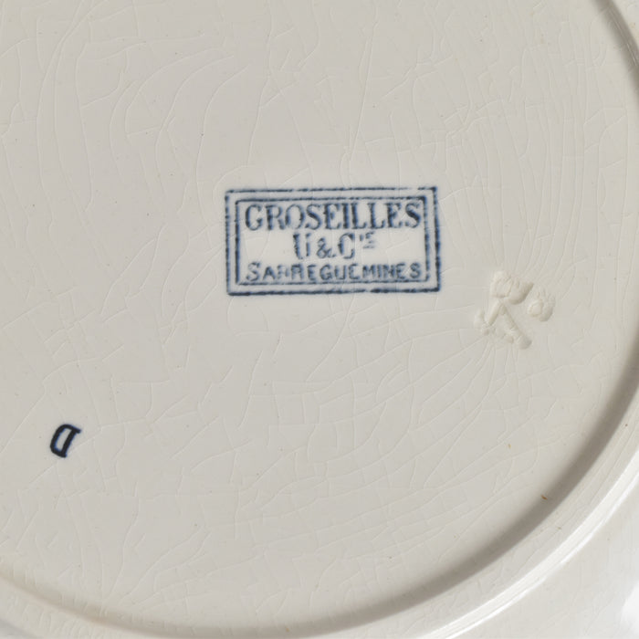 アンティークプレート U&Cサルグミンヌ Groseilles (グロゼイユ）2-C