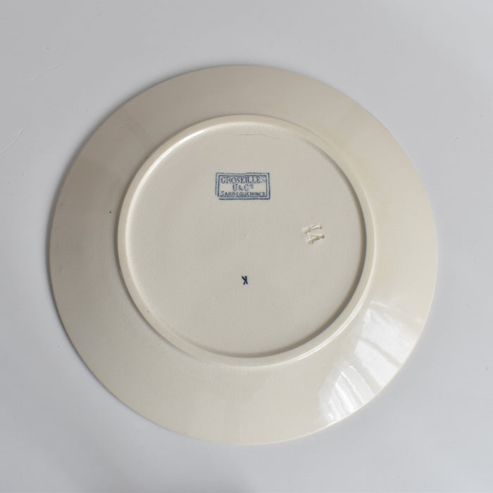 アンティークプレート U&Cサルグミンヌ Groseilles (グロゼイユ）2-D