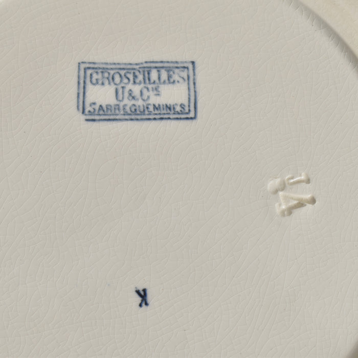 アンティークプレート U&Cサルグミンヌ Groseilles (グロゼイユ）2-D