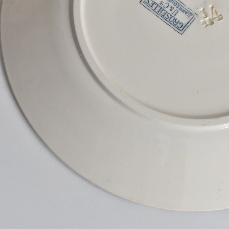 アンティークプレート U&Cサルグミンヌ Groseilles (グロゼイユ）2-E