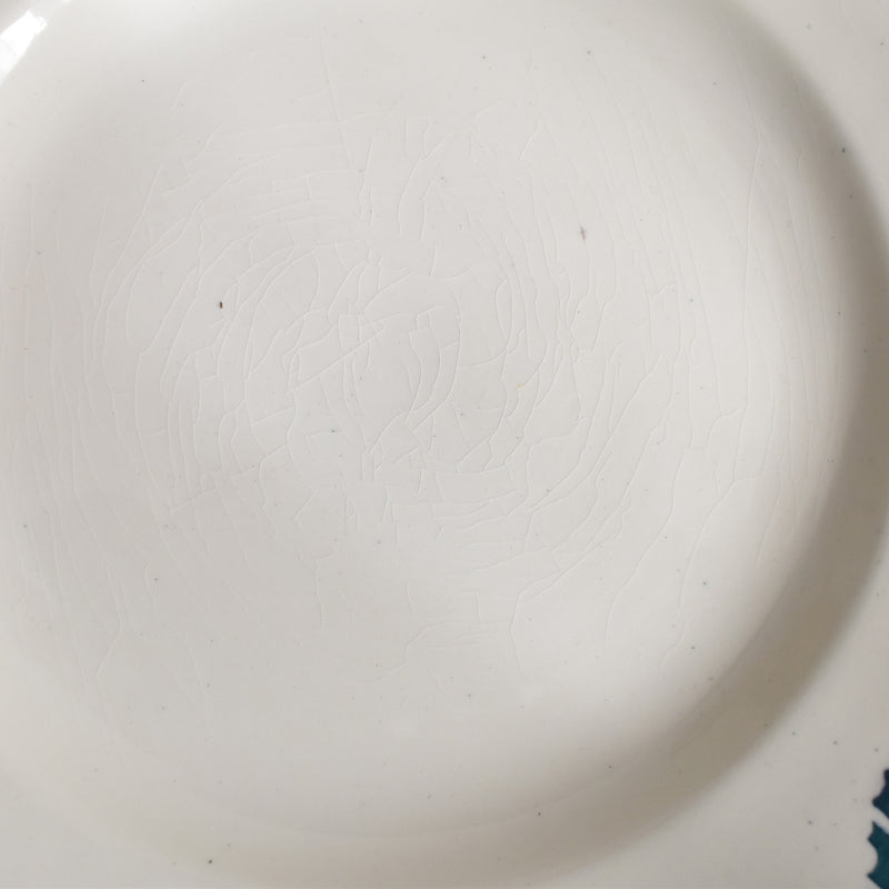 Vintage plate: Digoin & Sarreguemines HOUX (Holly) C