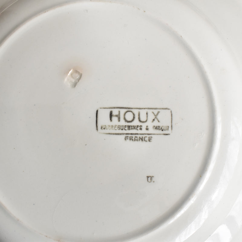 Vintage plate Digoin & Sarreguemines HOUX (Holly) D