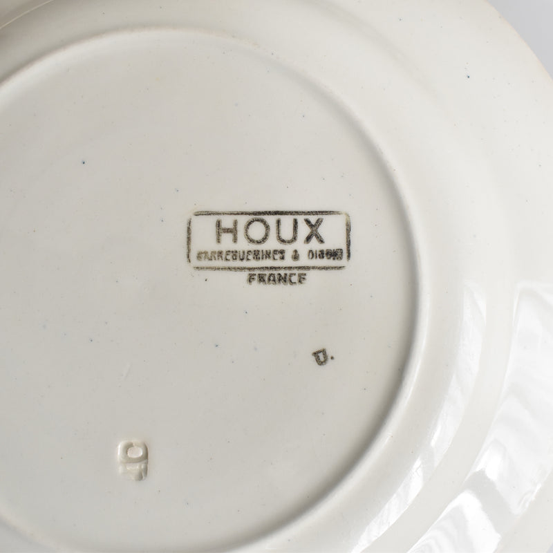 Vintage Plate Digoin & Sarreguemines HOUX (Holly) G